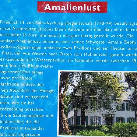 Ehem. Sommerresidenz Von Fuerst Friedrich Iii. App.1 Und App.2 Kirn