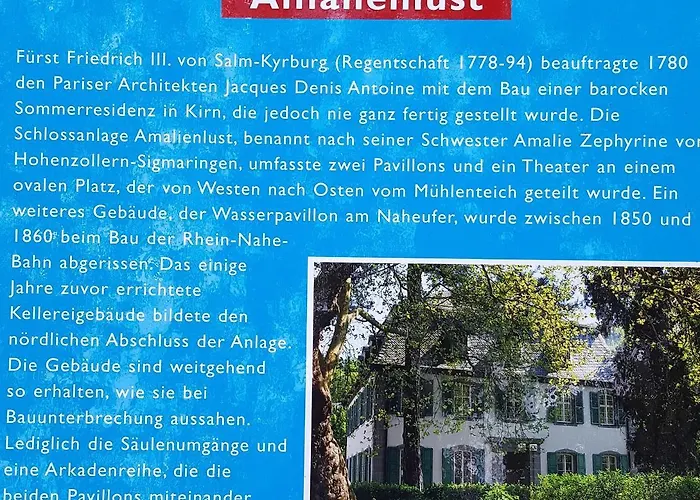 Ehem. Sommerresidenz Von Fuerst Friedrich Iii. App.1 Und App.2 Kirn